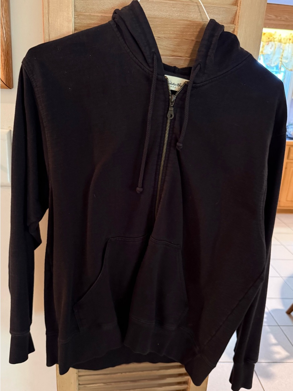 Eddie Bauer Black Women's Zip-Up Hoodie